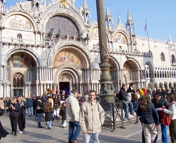 Durante su estancia en Venecia (Italia) 2006